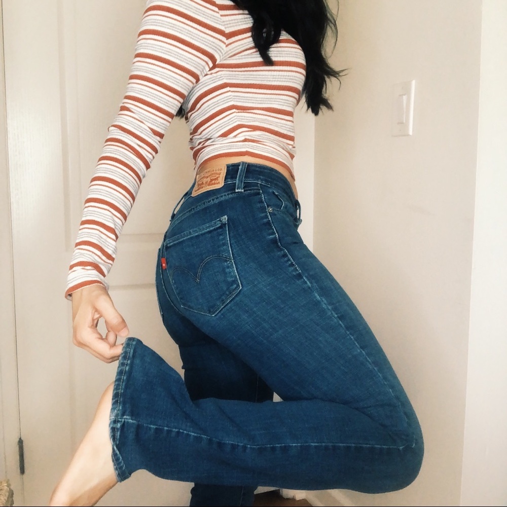 Levis 815 Curvy Bootcut Denim Jeans